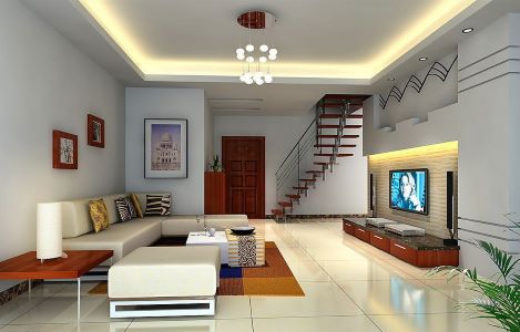 ColourDrive-Saint Gobain Simple False ceiling Design Home Office False Ceiling Design & Painting for Living Room